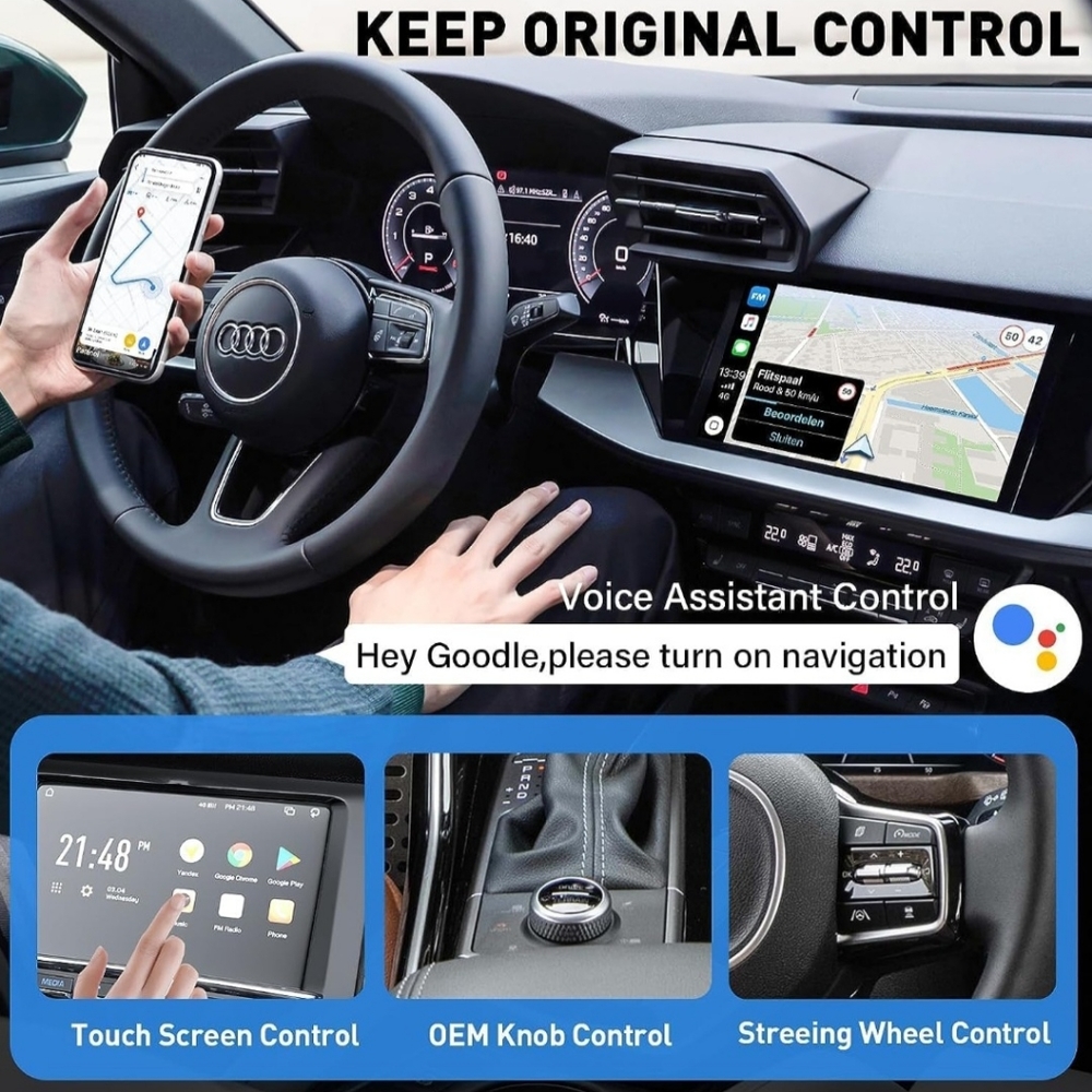 B3105-Black2 Android Auto Wireless Adapter - Picture 5 of 9
